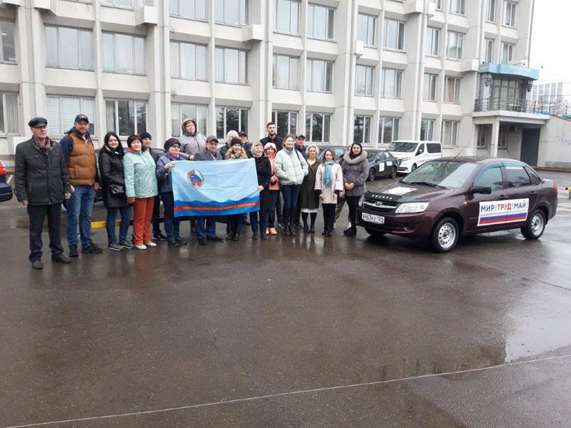 Енисейские речники приняли участие во всероссийском автопробеге.